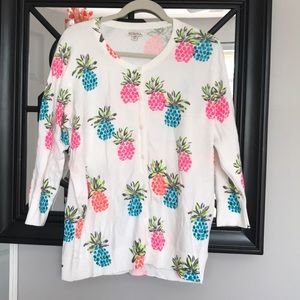 Tropical pineapple sweater